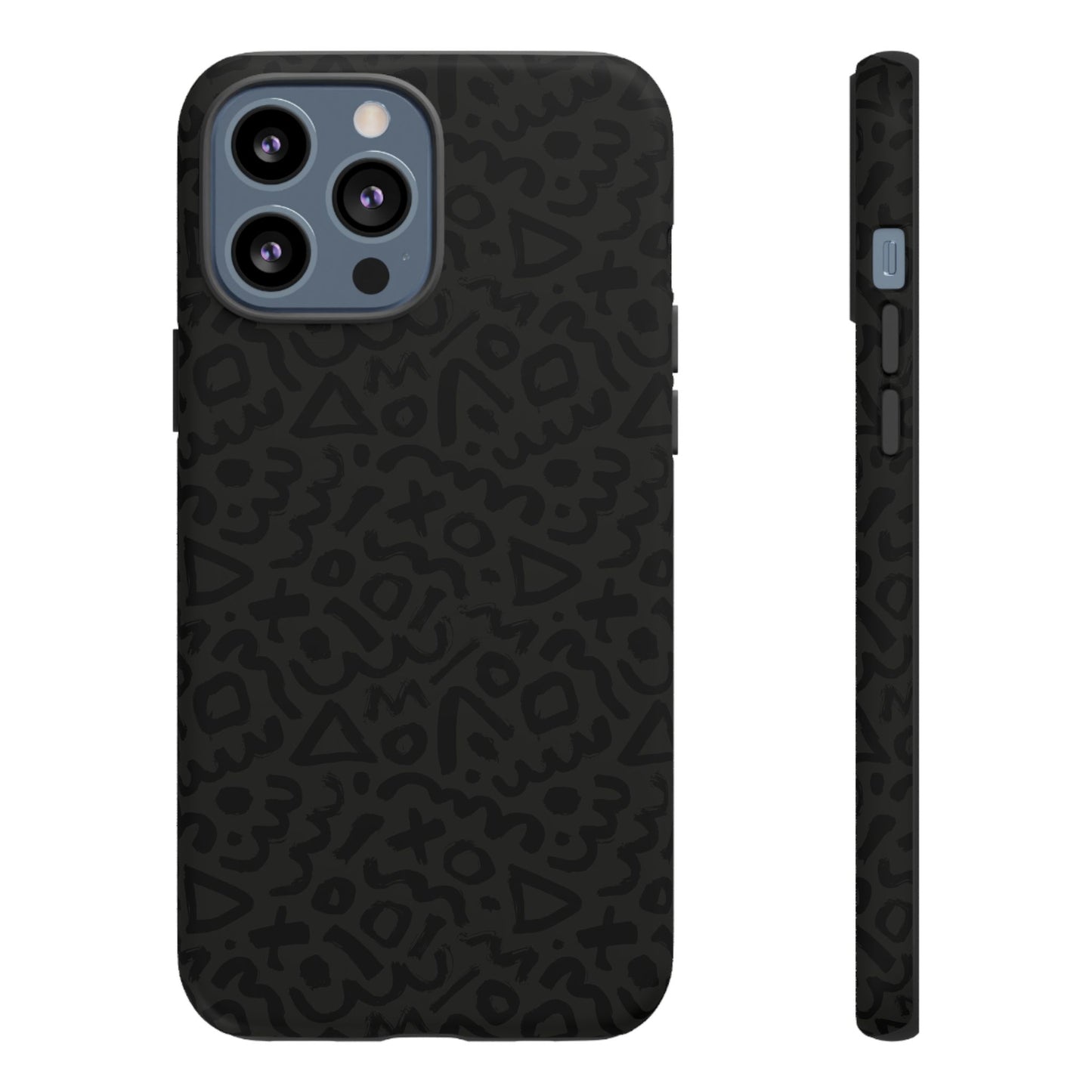Retro Geometric Vibes Phone Case – 80s 90s Vintage Abstract Pattern for iPhone & Samsung - JGUS