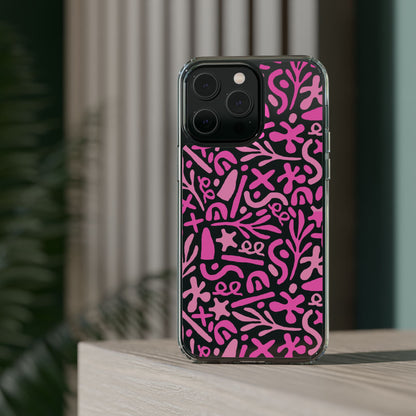 Abstract Vibes Clear Phone Case