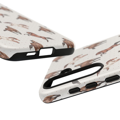 Wild Mustang Horse Pattern Phone Case – Stylish, Protective & Eco-Friendly - JGUS
