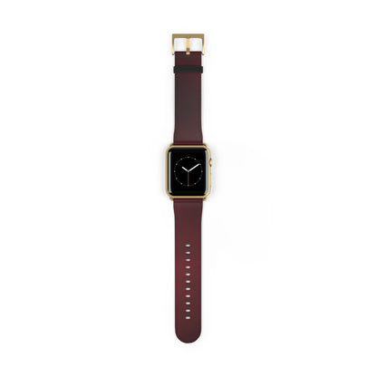 Vintage Burgundy Cherry Apple Watch Band – Sustainable, Stylish, and Comfortable