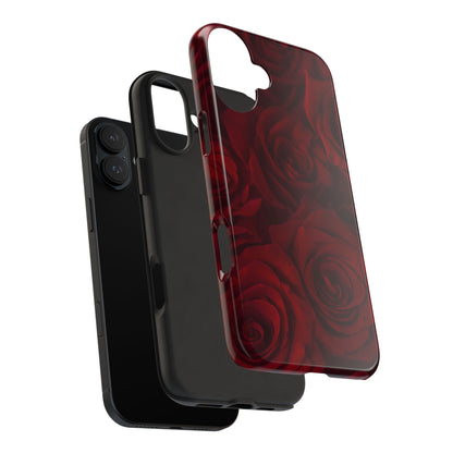 Velvet Rose - Burgundy Floral Phone Case