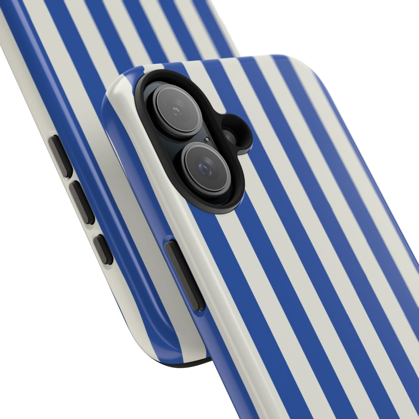 Blue White Striped Phone Case