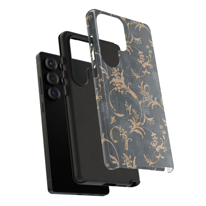Old-Fashioned Flower Phone Case – Aesthetic Protective Cover for iPhone & Samsung - JGUS