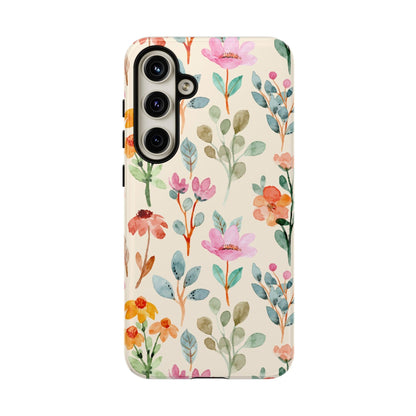 Petal Splash Watercolor Symphony Phone Case