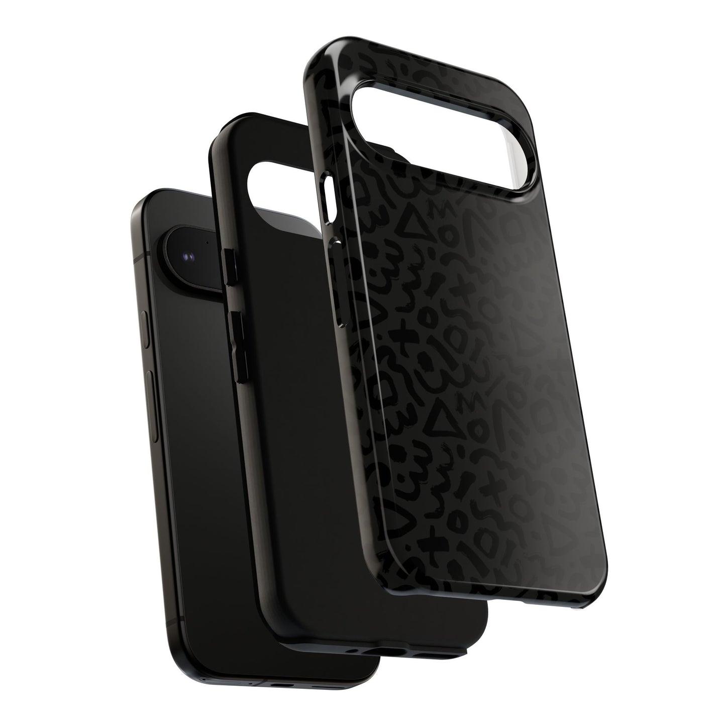 Retro Geometric Vibes Phone Case – 80s 90s Vintage Abstract Pattern for iPhone & Samsung - JGUS