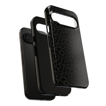 Retro Geometric Vibes Phone Case – 80s 90s Vintage Abstract Pattern for iPhone & Samsung - JGUS