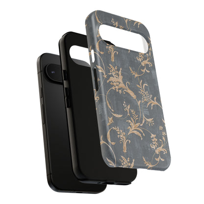 Old-Fashioned Flower Phone Case – Aesthetic Protective Cover for iPhone & Samsung - JGUS