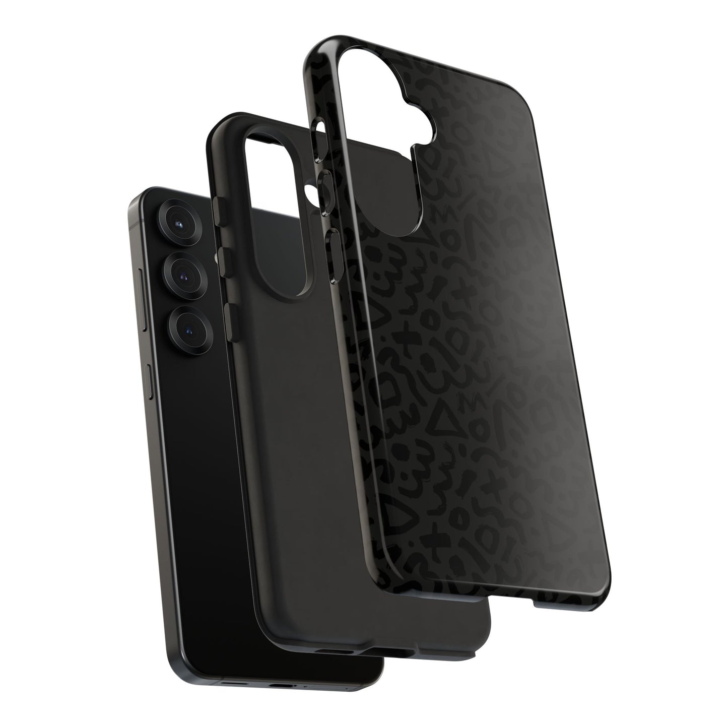 Retro Geometric Vibes Phone Case – 80s 90s Vintage Abstract Pattern for iPhone & Samsung - JGUS