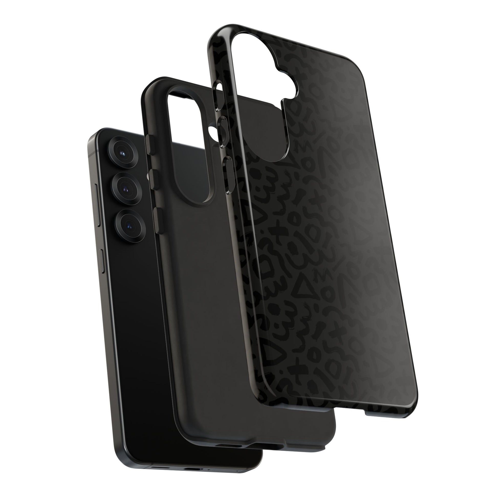 Retro Geometric Vibes Phone Case – 80s 90s Vintage Abstract Pattern for iPhone & Samsung - JGUS