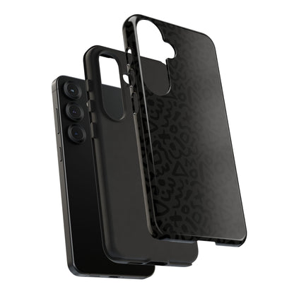 Retro Geometric Vibes Phone Case – 80s 90s Vintage Abstract Pattern for iPhone & Samsung - JGUS
