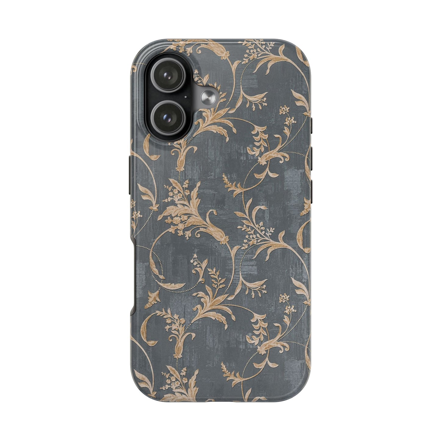 Old-Fashioned Flower Phone Case – Aesthetic Protective Cover for iPhone & Samsung