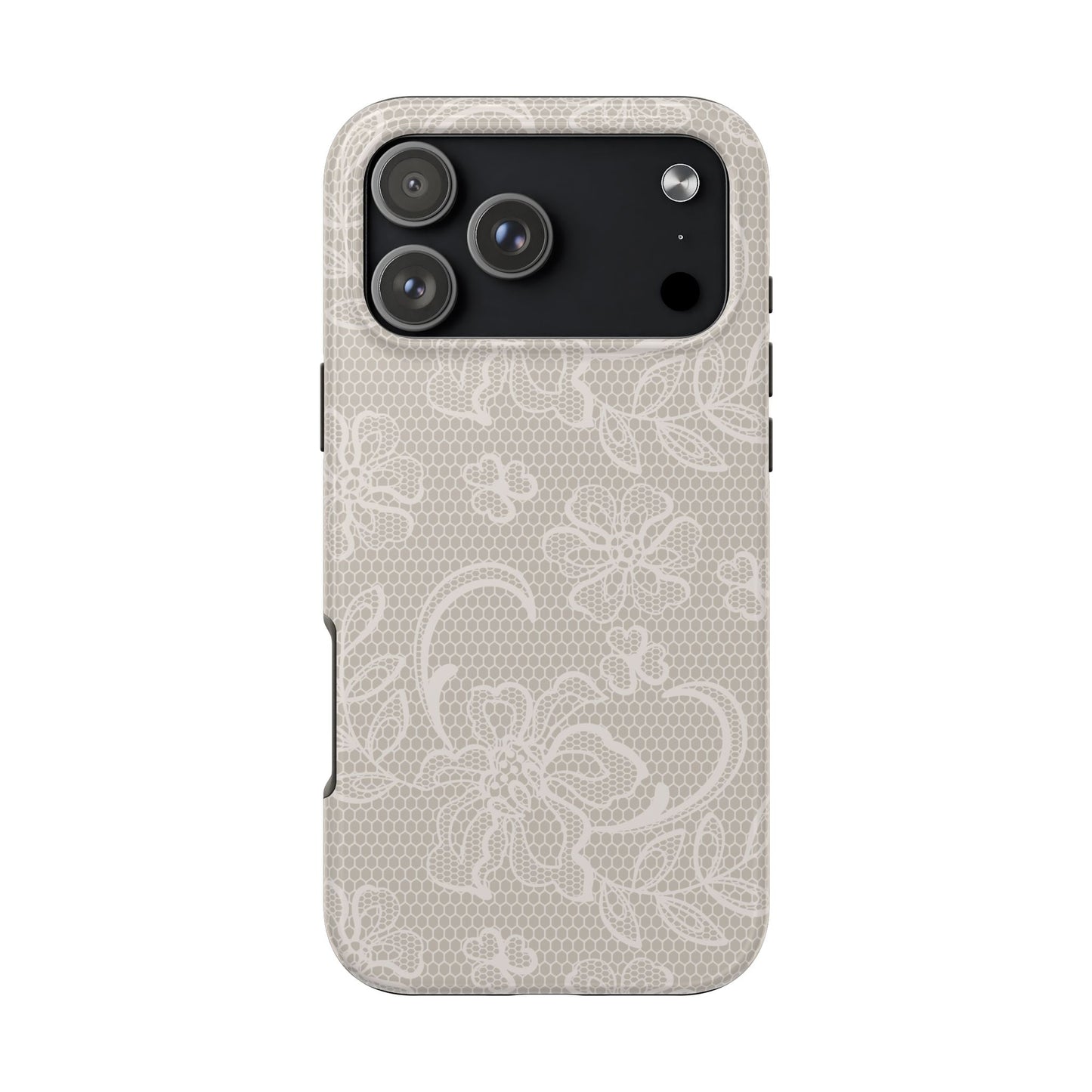 Vintage Floral Lace Phone Case – Aesthetic Protective Cover for iPhone & Samsung