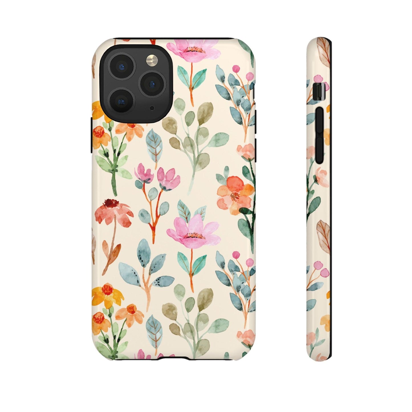 Petal Splash Watercolor Symphony Phone Case