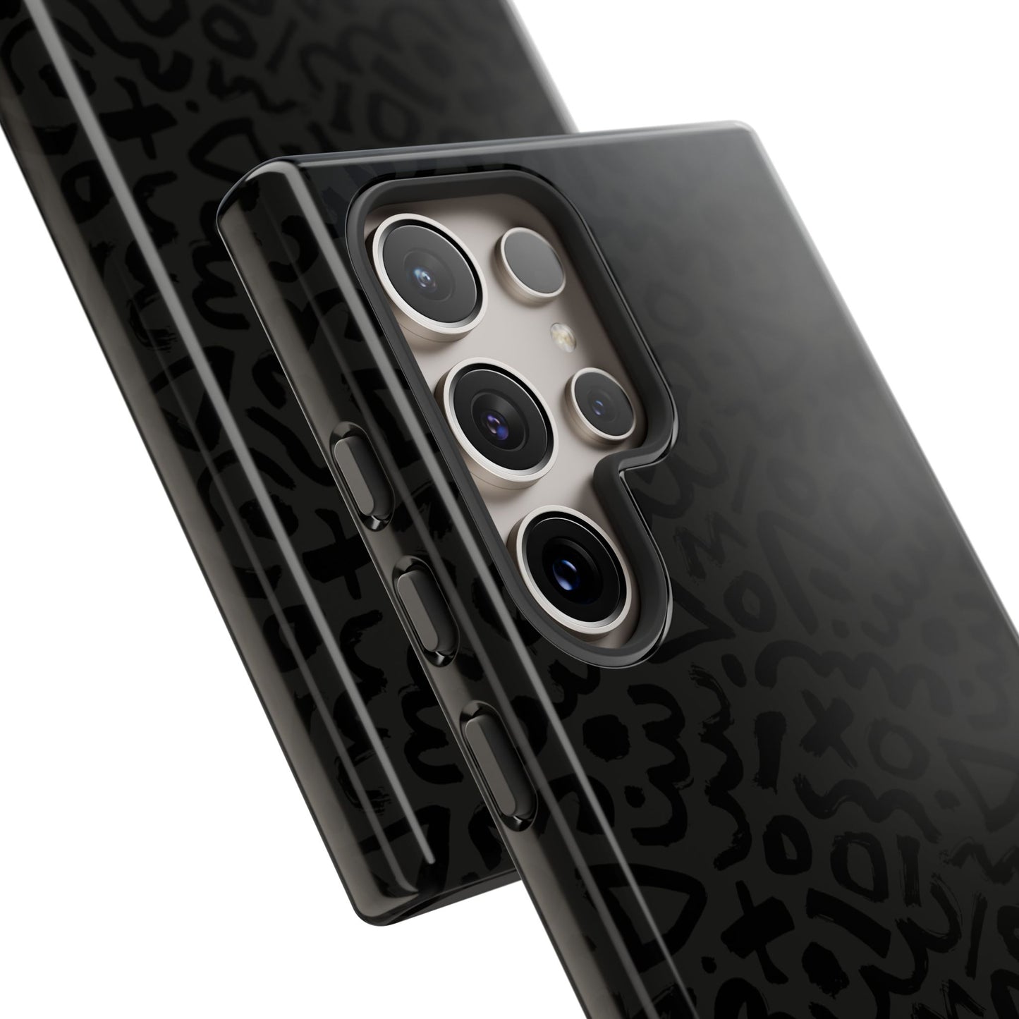 Retro Geometric Vibes Phone Case – 80s 90s Vintage Abstract Pattern for iPhone & Samsung - JGUS