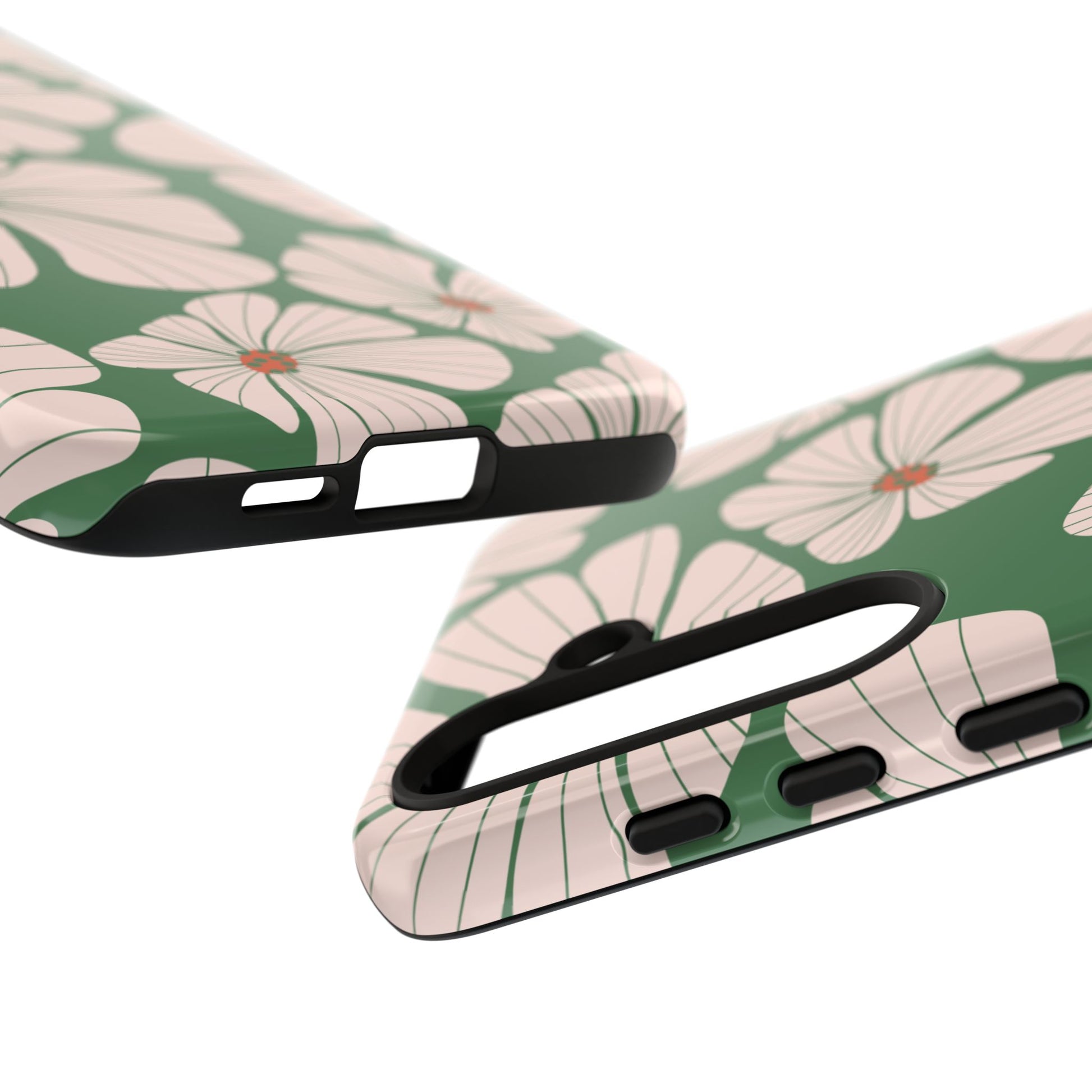 Retro Floral Abstract Phone Case – Vintage 70s & 80s Aesthetic for iPhone & Samsung - JGUS