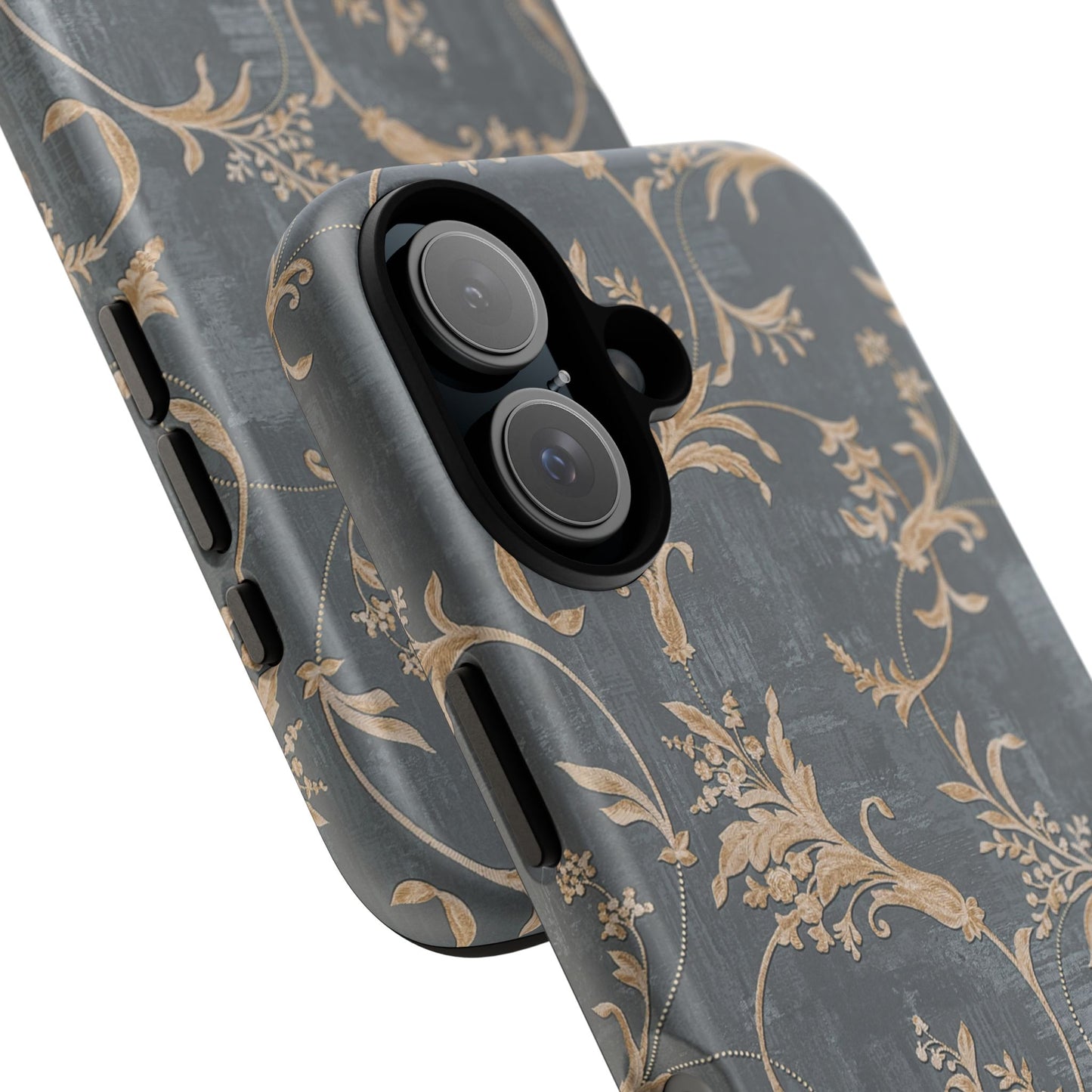 Old-Fashioned Flower Phone Case – Aesthetic Protective Cover for iPhone & Samsung - JGUS