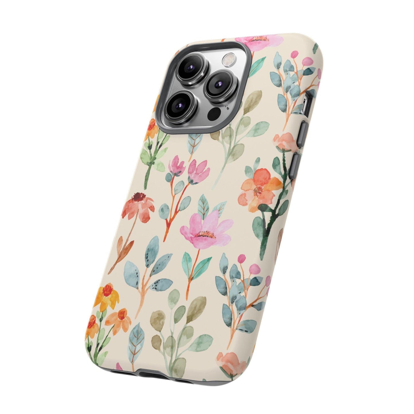 Petal Splash Watercolor Symphony Phone Case