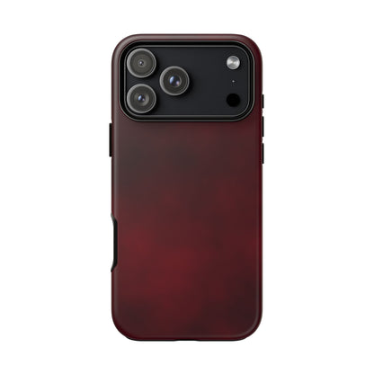 Vintage Burgundy Cherry Phone Case – Elegant Floral Design for iPhone 17 & Samsung Galaxy | Tough Protective Cover - JGUS