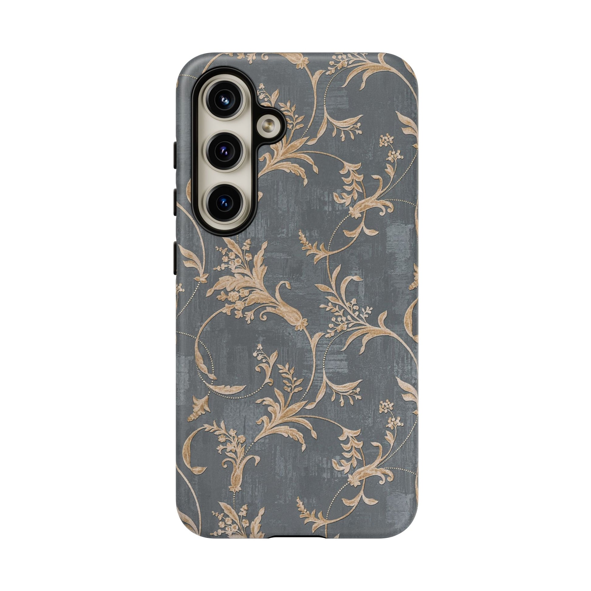 Old-Fashioned Flower Phone Case – Aesthetic Protective Cover for iPhone & Samsung - JGUS