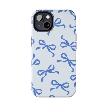 Vintage Blue Bow Phone Case