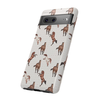 Wild Mustang Horse Pattern Phone Case – Stylish, Protective & Eco-Friendly - JGUS