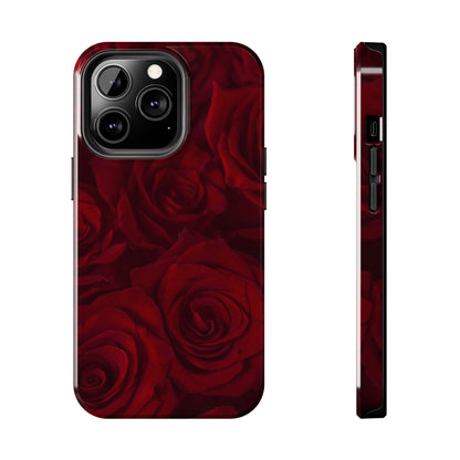 Velvet Rose - Burgundy Floral Phone Case