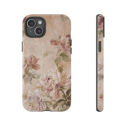 Victorian Floral Phone Case – Vintage Flower Design for iPhone & Samsung