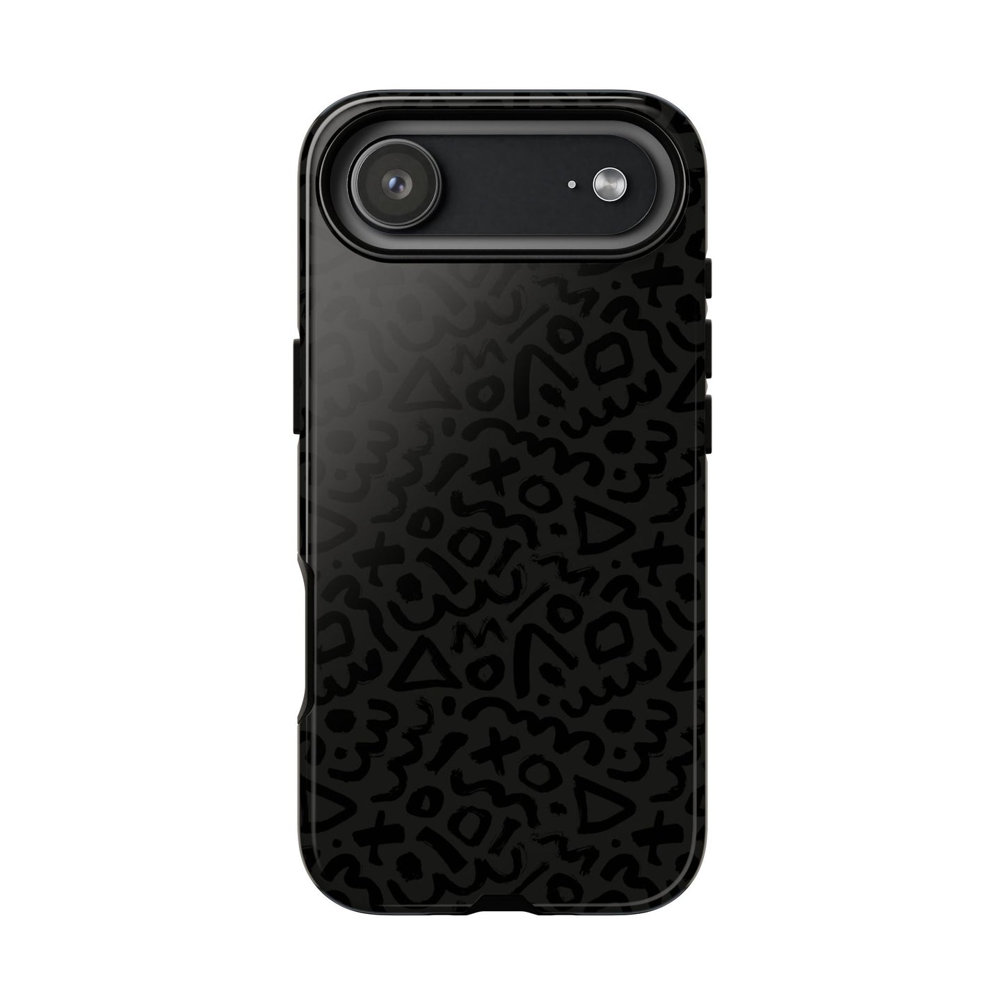 Retro Geometric Vibes Phone Case – 80s 90s Vintage Abstract Pattern for iPhone & Samsung - JGUS
