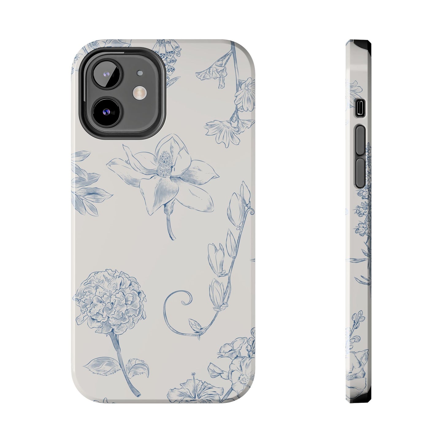 Jasmine Sketch Phone Case – Artistic Design, Slim, Durable & MagSafe Compatible