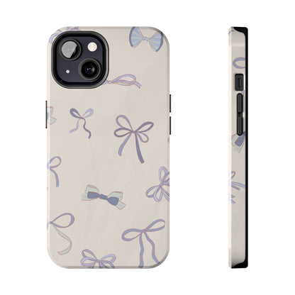 Coquette Pattern Ribbon bow Phone Case iPhone