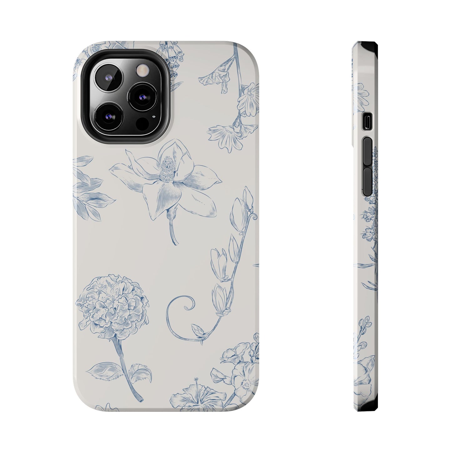 Jasmine Sketch Phone Case – Artistic Design, Slim, Durable & MagSafe Compatible