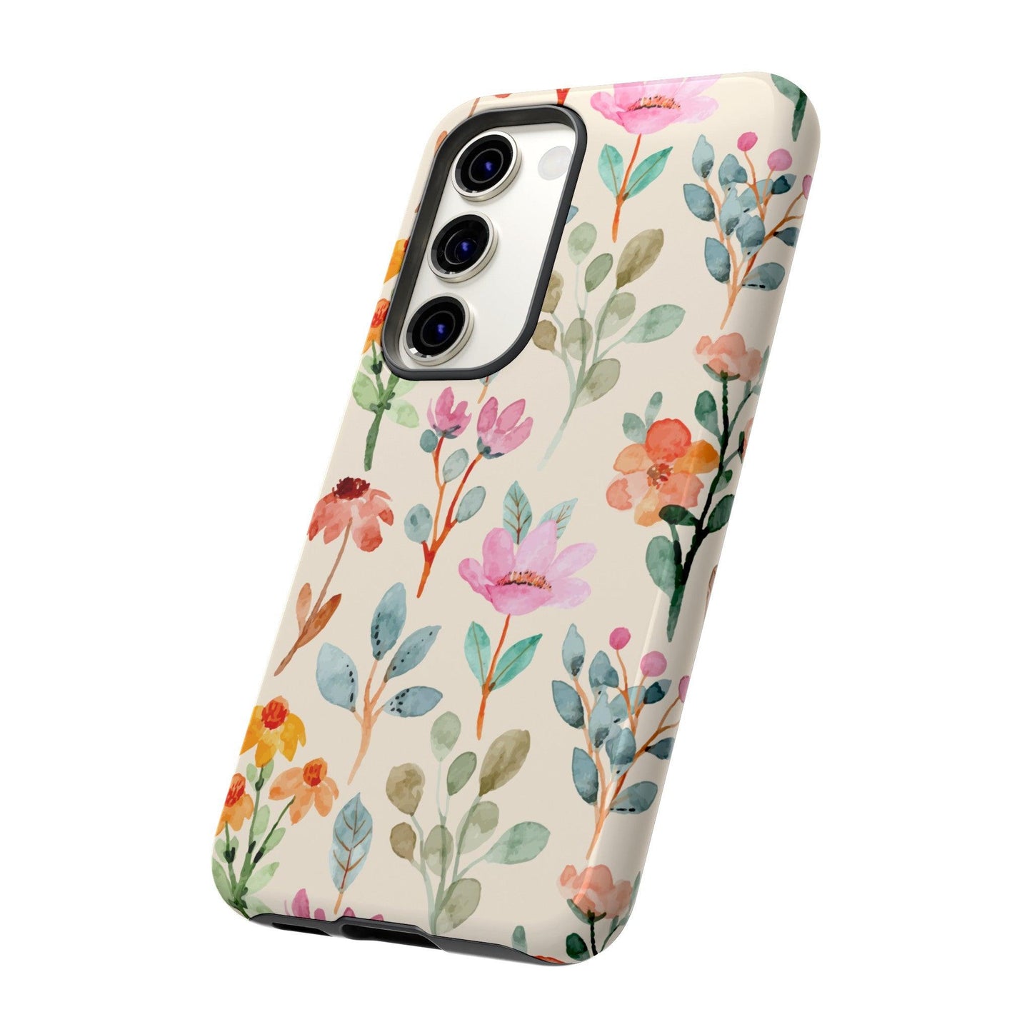 Petal Splash Watercolor Symphony Phone Case