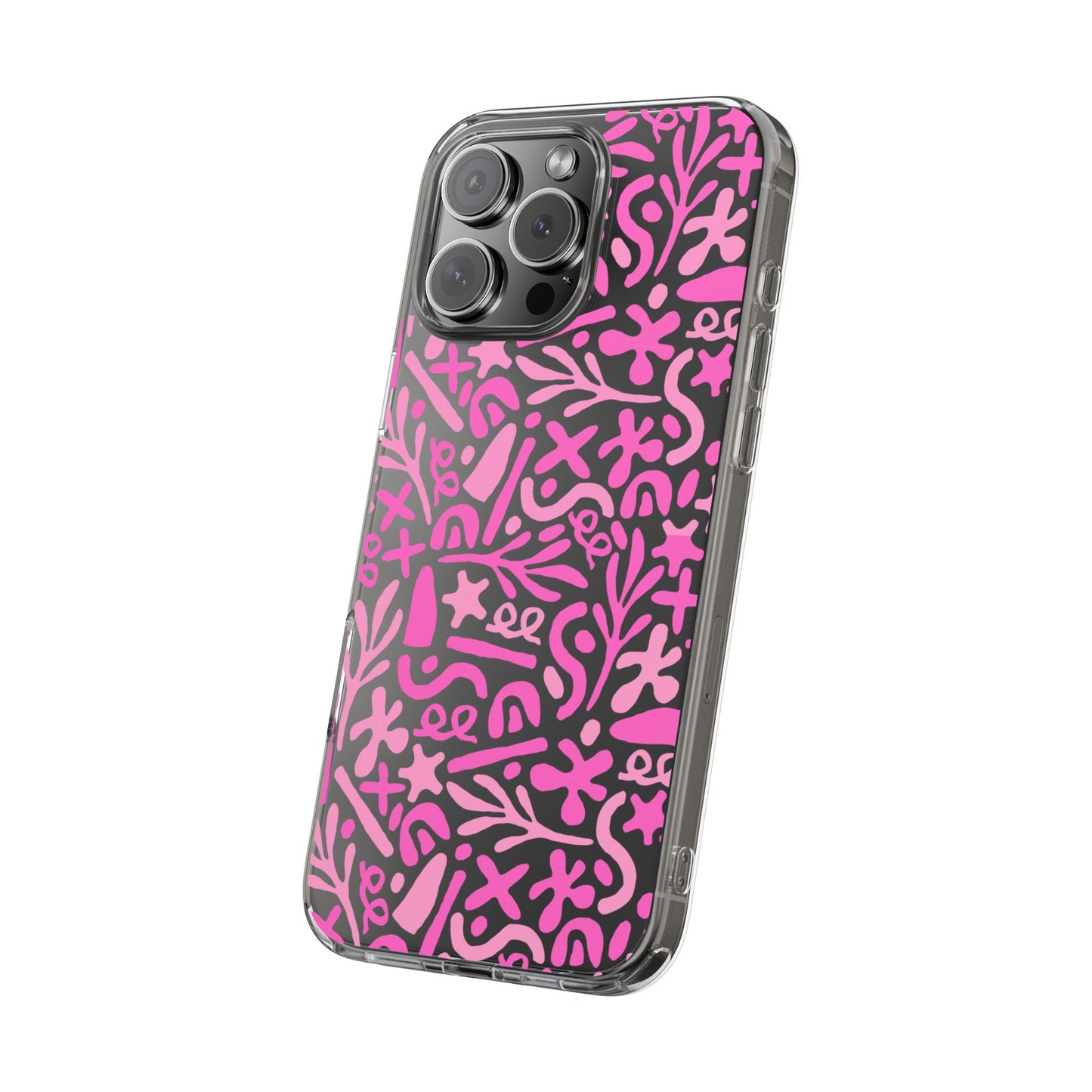 Abstract Vibes Clear Phone Case