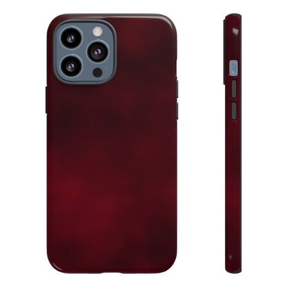 Vintage Burgundy Cherry Phone Case – Elegant Floral Design for iPhone 17 & Samsung Galaxy | Tough Protective Cover - JGUS