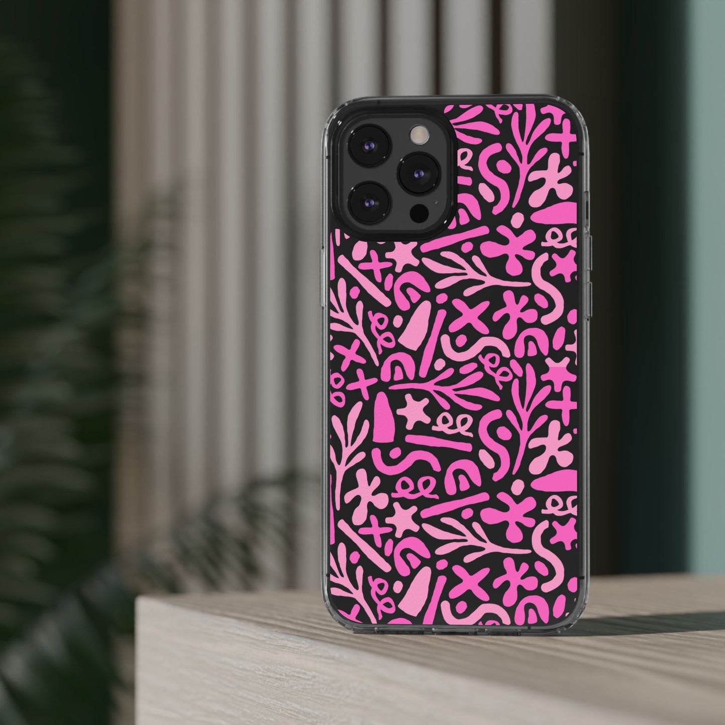 Abstract Vibes Clear Phone Case