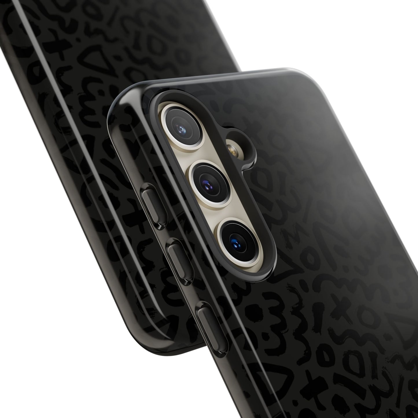 Retro Geometric Vibes Phone Case – 80s 90s Vintage Abstract Pattern for iPhone & Samsung - JGUS