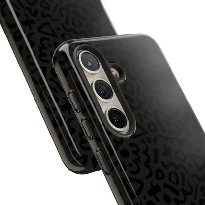 Retro Geometric Vibes Phone Case – 80s 90s Vintage Abstract Pattern for iPhone & Samsung - JGUS