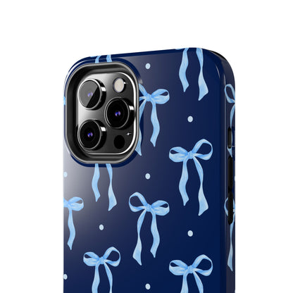 Bows and Blues Phone Case – Cute & Durable Bow Print Case for iPhone & Samsung