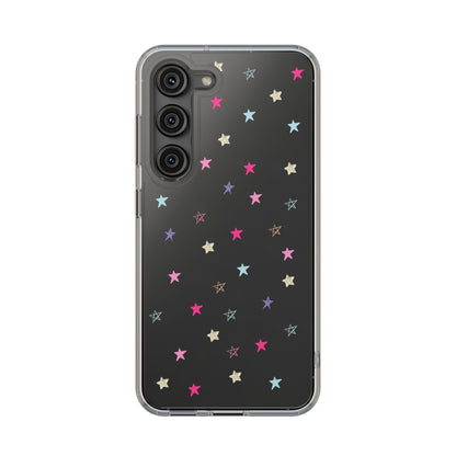 Star Pattern Clear Phone Case