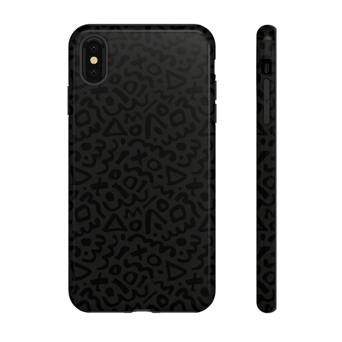 Retro Geometric Vibes Phone Case – 80s 90s Vintage Abstract Pattern for iPhone & Samsung - JGUS