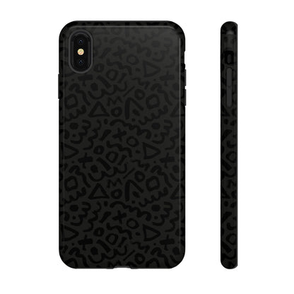 Retro Geometric Vibes Phone Case – 80s 90s Vintage Abstract Pattern for iPhone & Samsung - JGUS