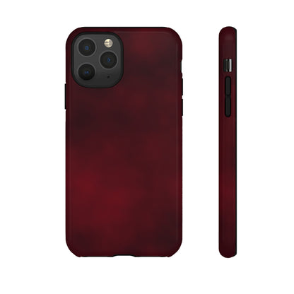 Vintage Burgundy Cherry Phone Case – Elegant Floral Design for iPhone 17 & Samsung Galaxy | Tough Protective Cover - JGUS