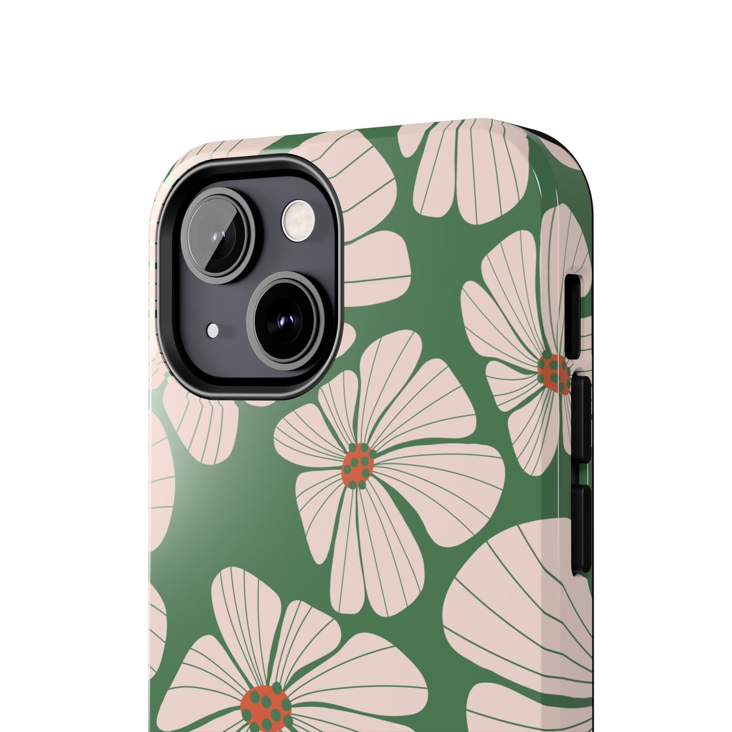 Retro Floral Abstract Phone Case – Vintage 70s & 80s Aesthetic for iPhone & Samsung