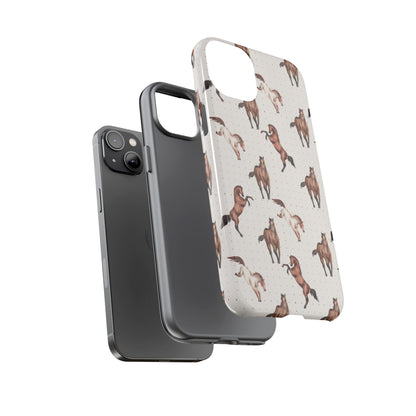 Wild Mustang Horse Pattern Phone Case – Stylish, Protective & Eco-Friendly - JGUS