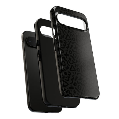 Retro Geometric Vibes Phone Case – 80s 90s Vintage Abstract Pattern for iPhone & Samsung - JGUS