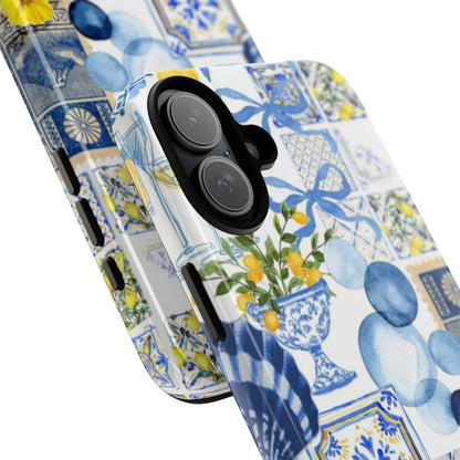 Lemon summertime collage Phone Case