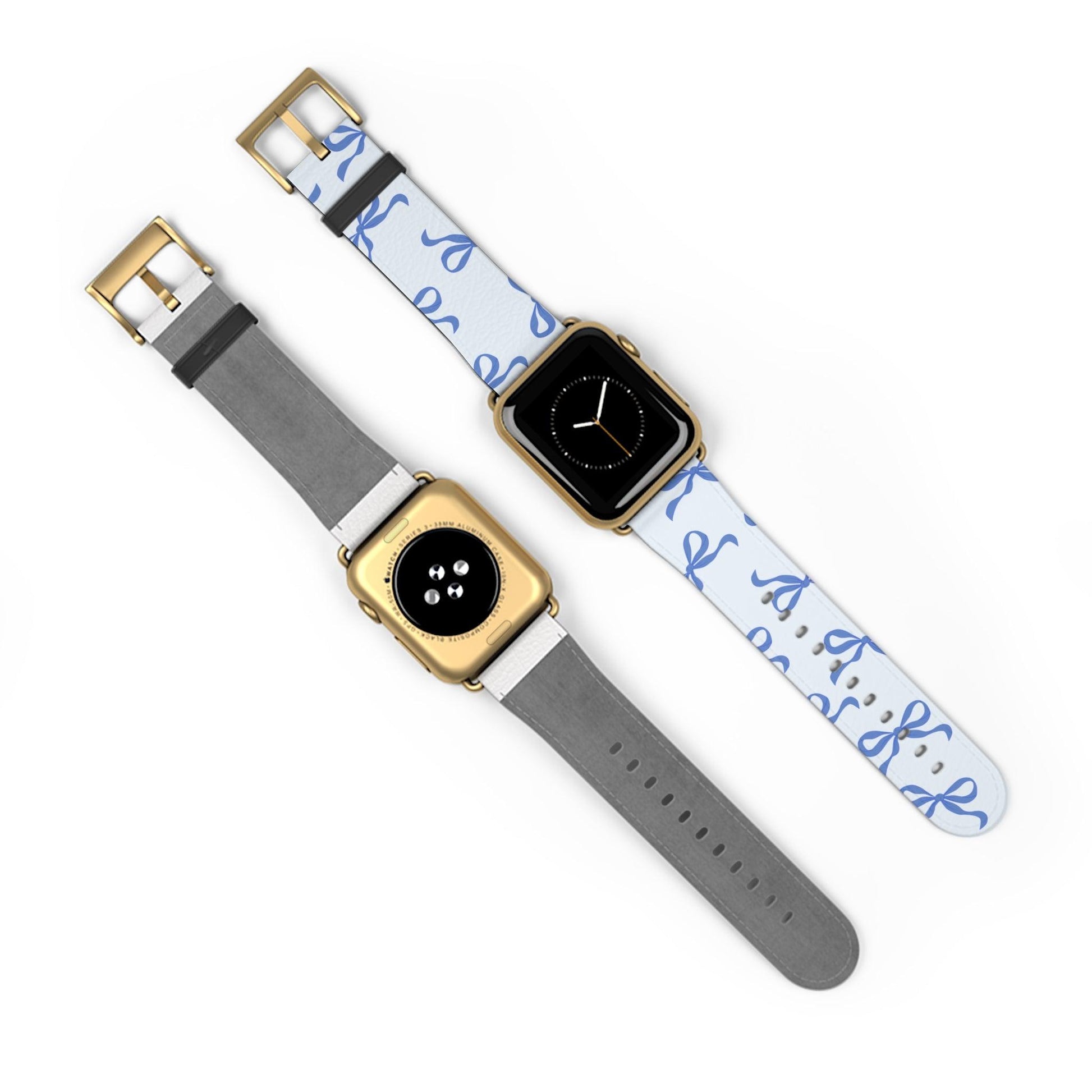 Vintage Blue Bow Apple Watch Band - JGUS