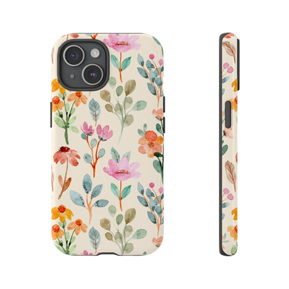 Petal Splash Watercolor Symphony Phone Case