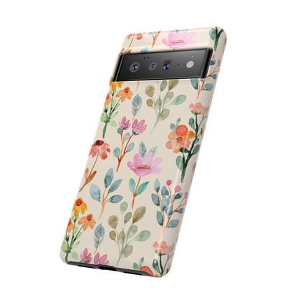 Petal Splash Watercolor Symphony Phone Case