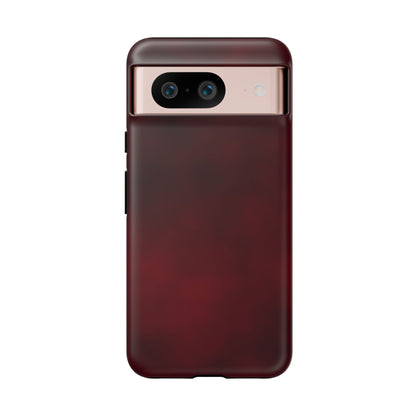 Vintage Burgundy Cherry Phone Case – Elegant Floral Design for iPhone 17 & Samsung Galaxy | Tough Protective Cover - JGUS